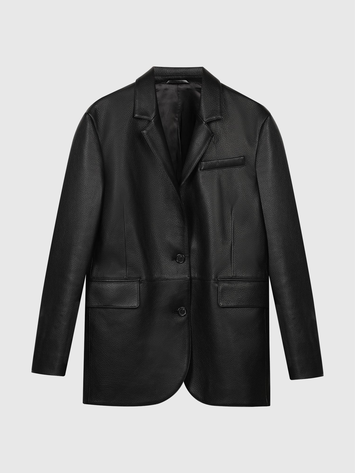 

Кожаный пиджак Linda от Present & Simple, Черный
