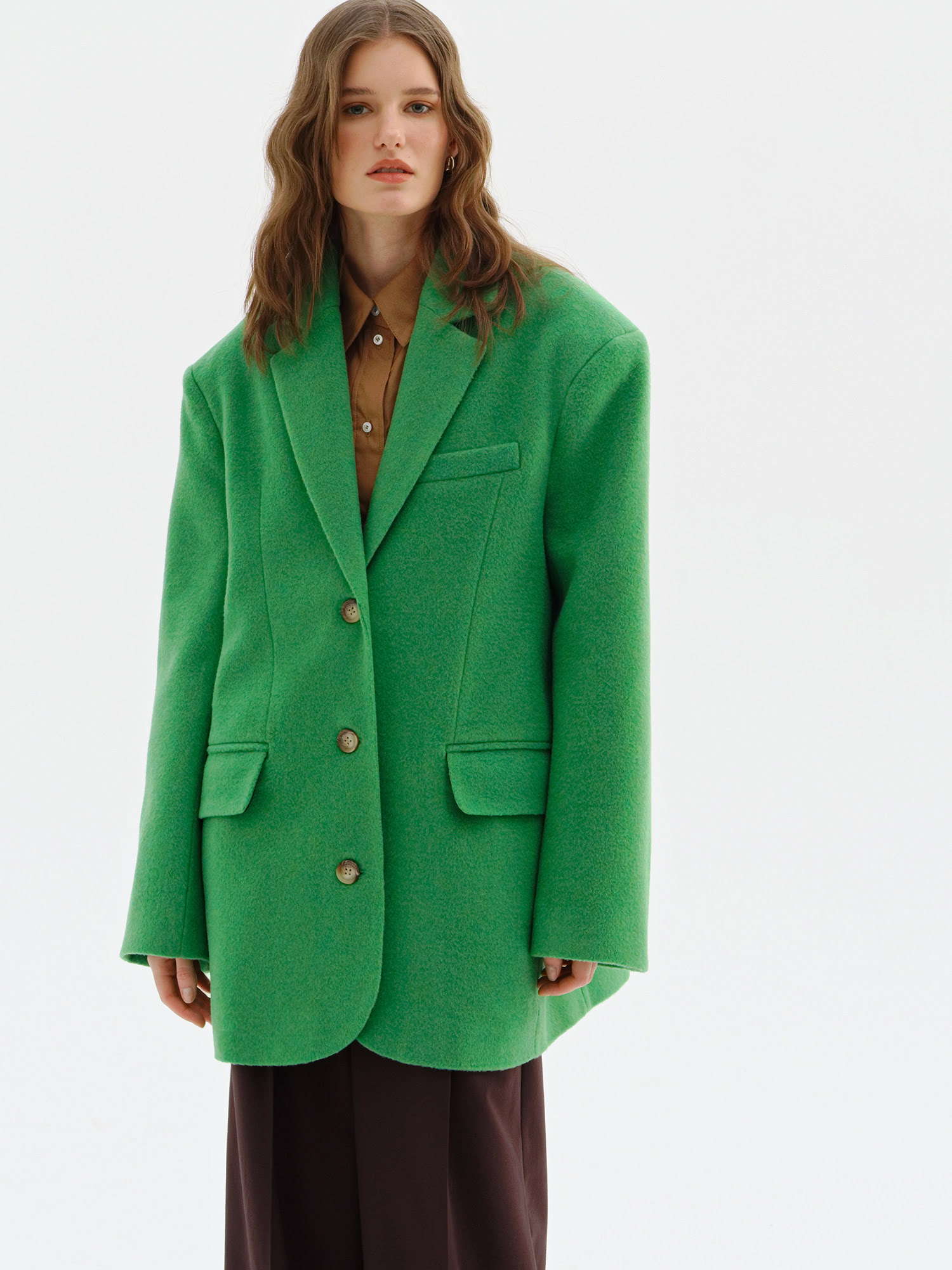 

Пальто-пиджак Bossy, Зеленый