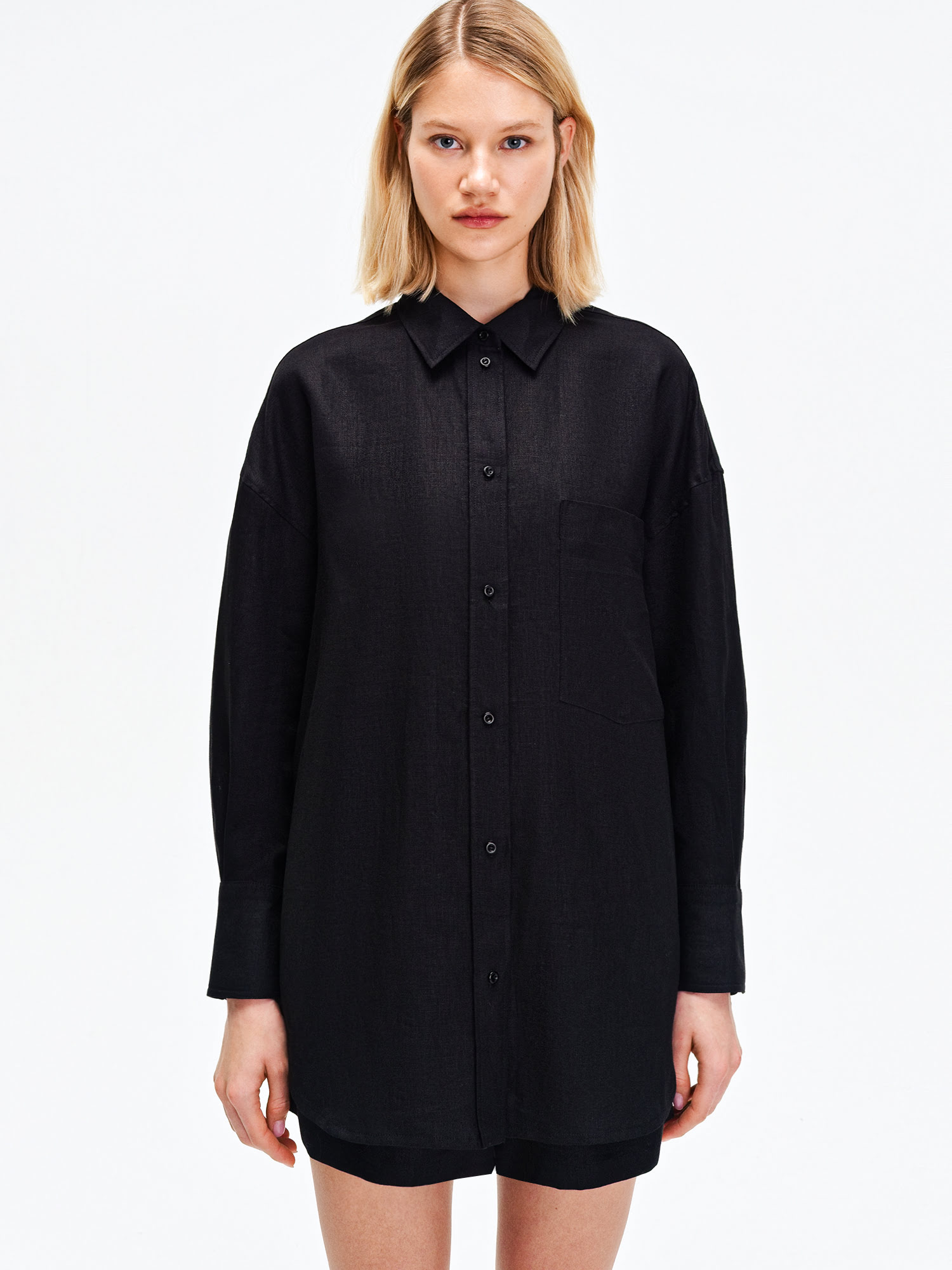 Рубашка Airy от Present & Simple, цвет черный