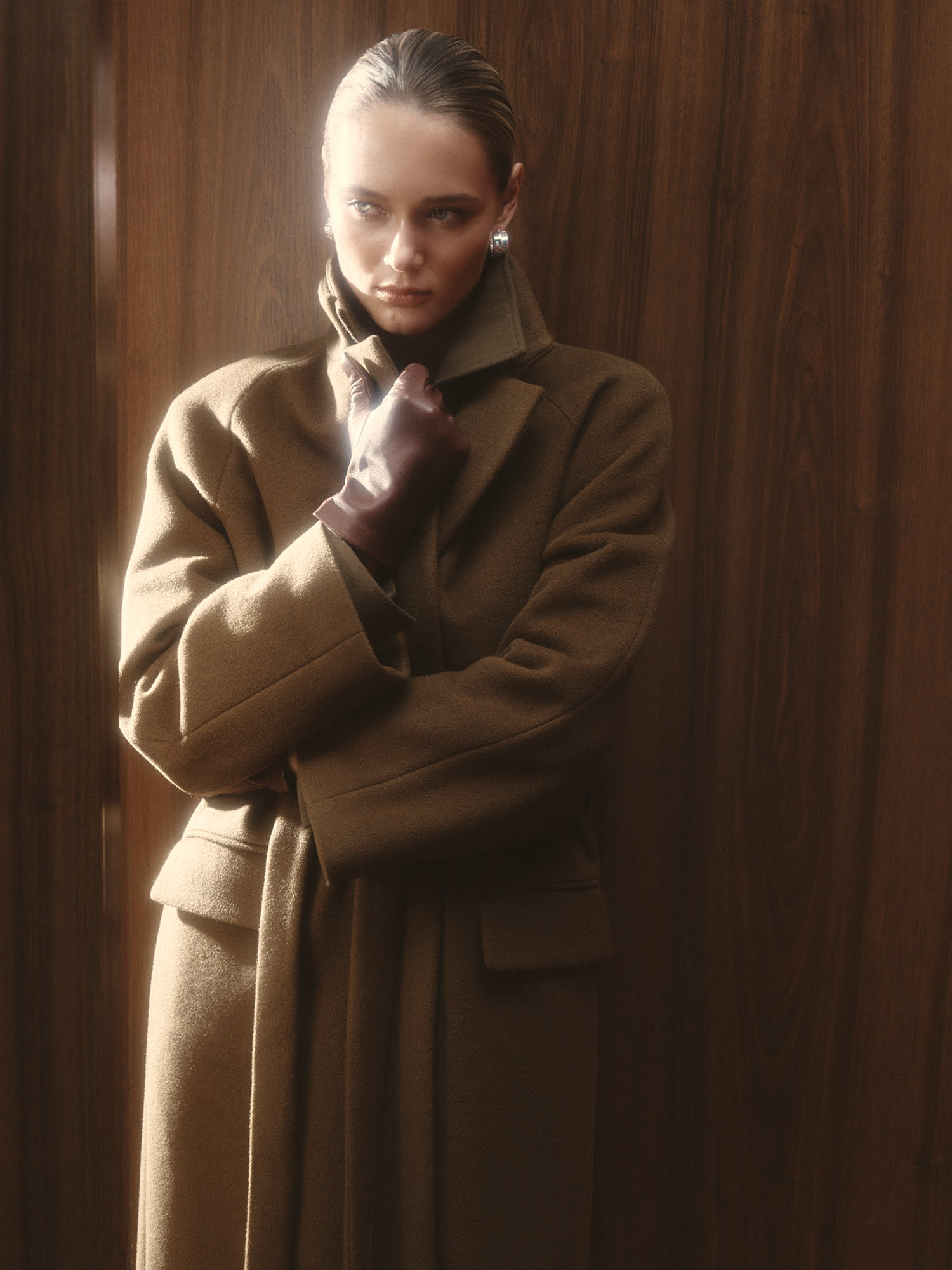 Пальто Michelle от Present & Simple, цвет сицилийская олива