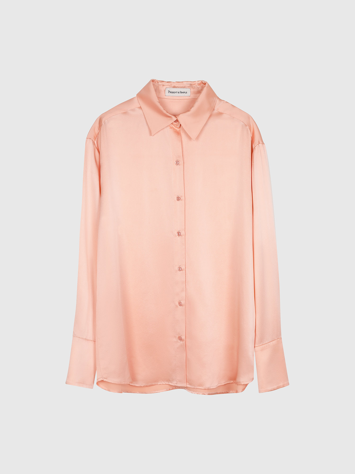 Рубашка Bellini от Present & Simple, цвет персиковый - фото 6