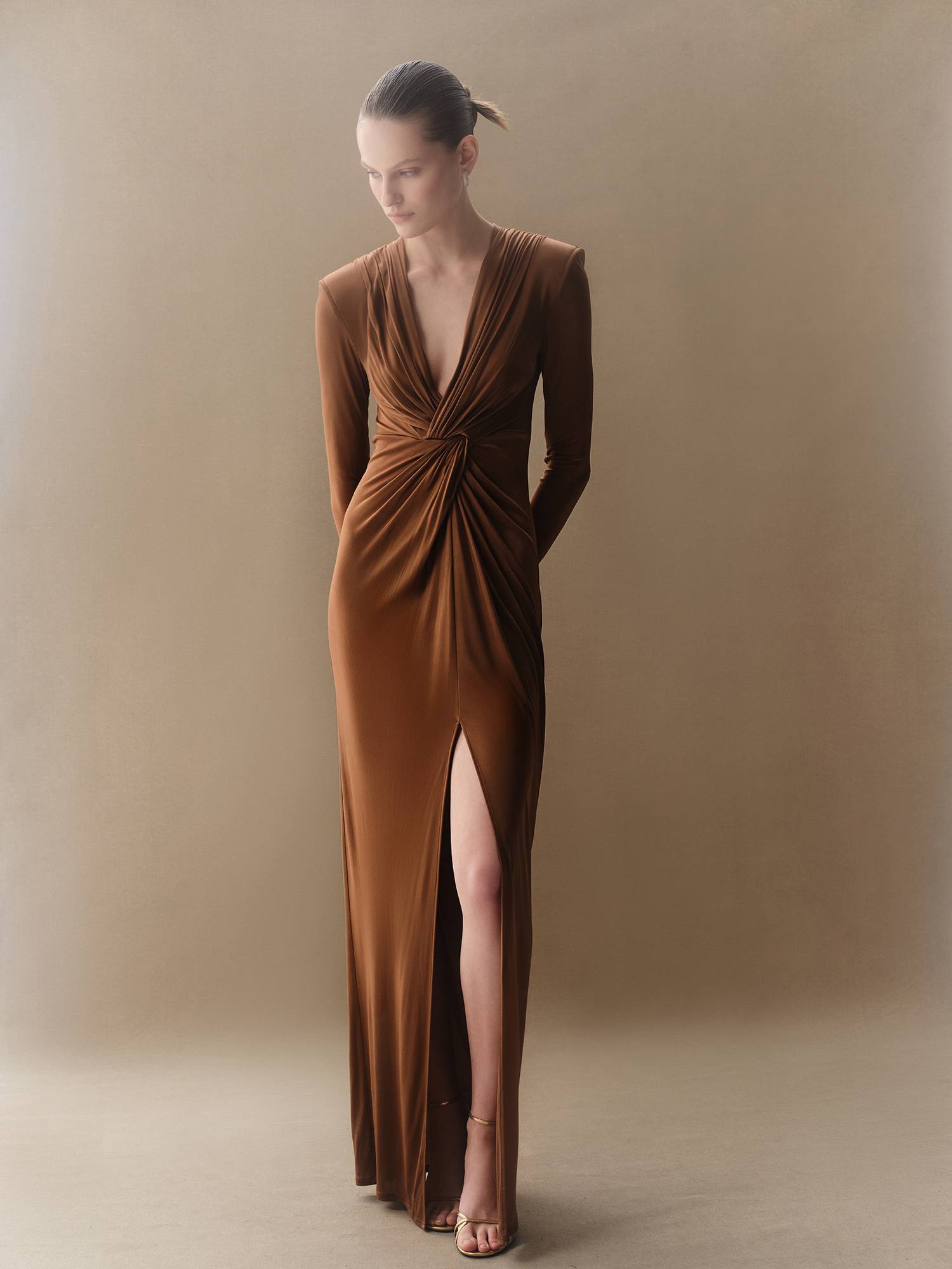 Платье Lauren от Present & Simple, цвет карамельный - фото 1