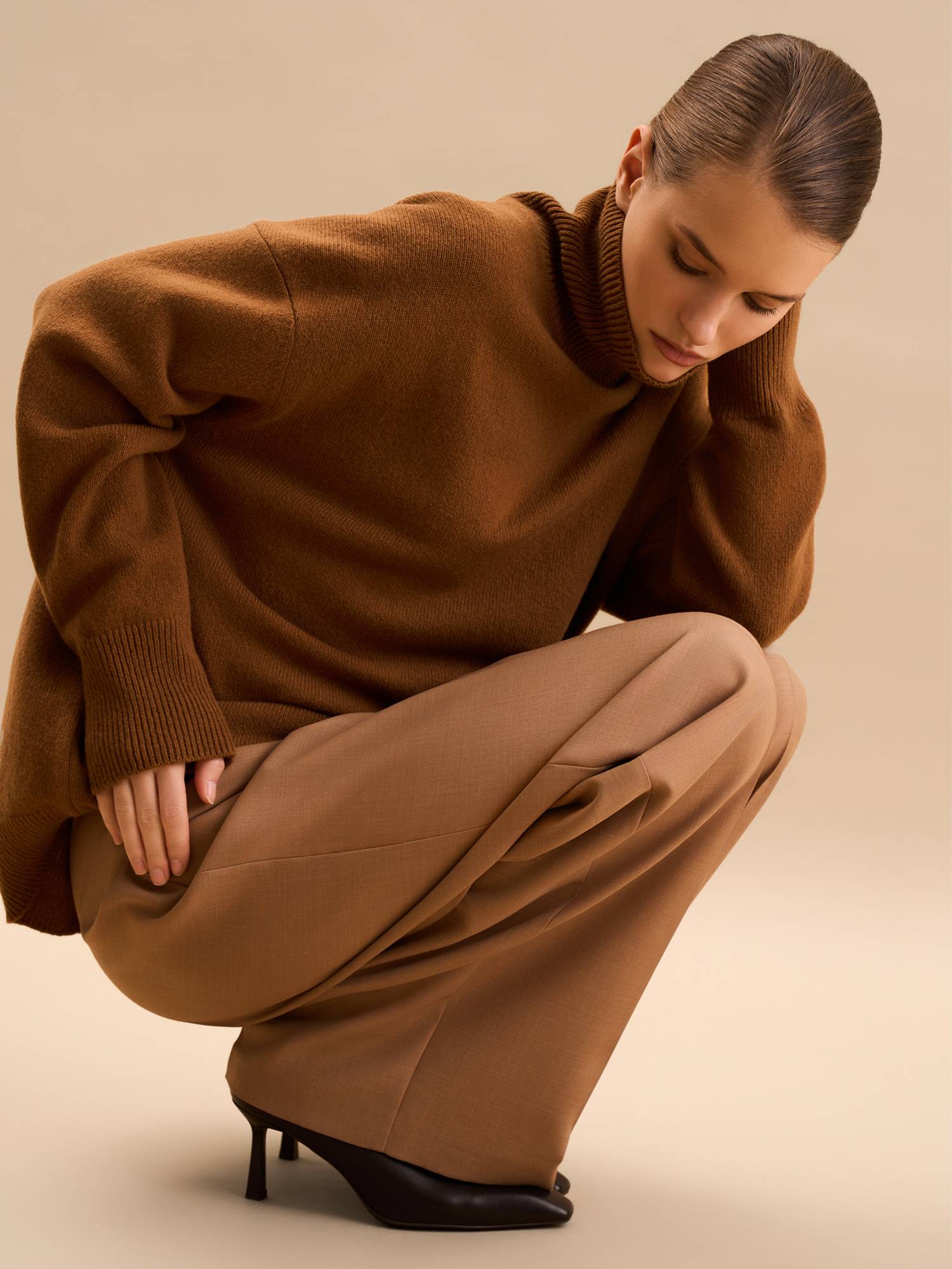 Свитер Cool Wool от Present & Simple, цвет коричневый