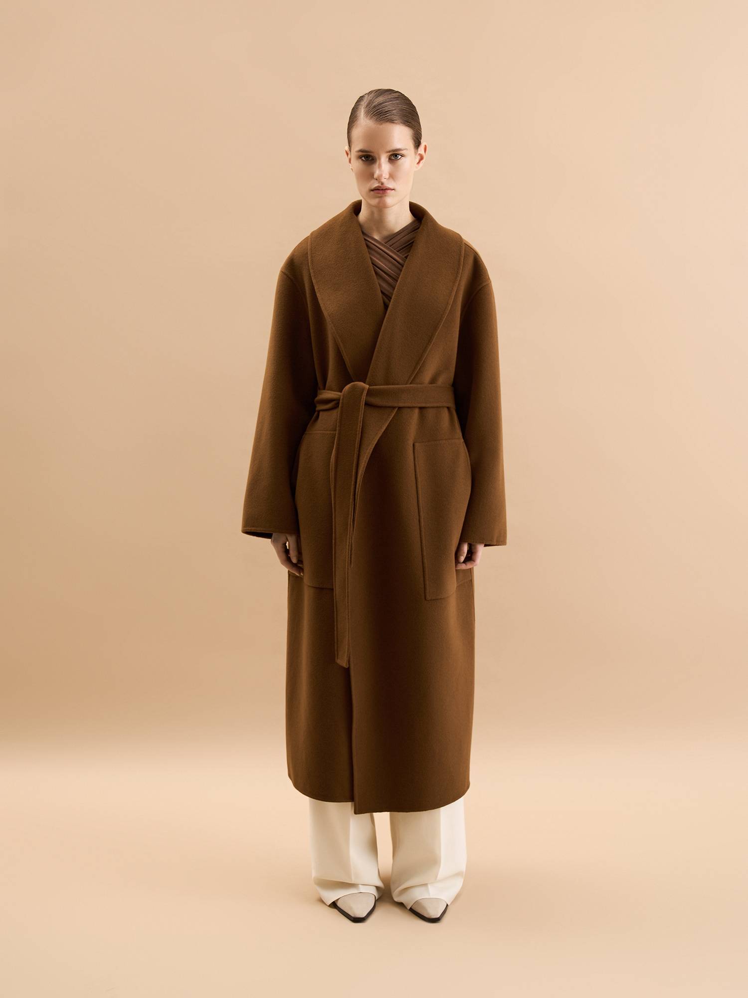 Пальто Medea от Present & Simple, цвет карамельный - фото 5