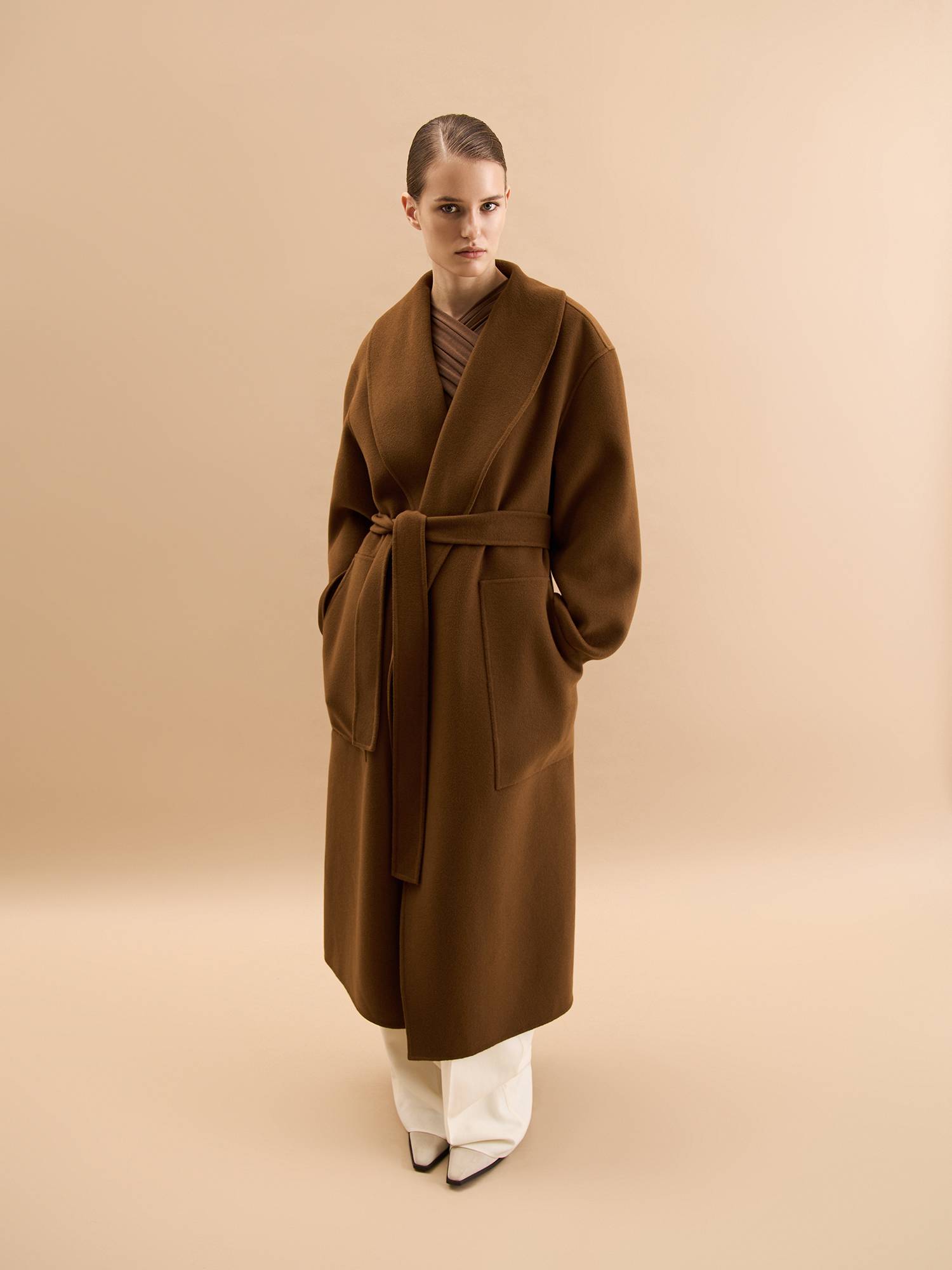 Пальто Medea от Present & Simple, цвет карамельный