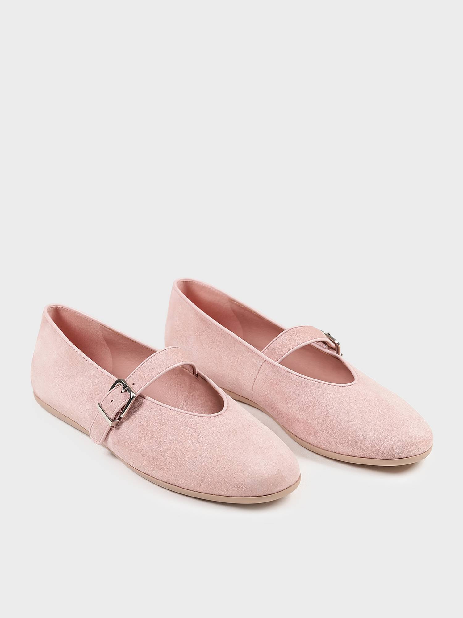 Туфли Mary Jane от Present & Simple, цвет клубничный