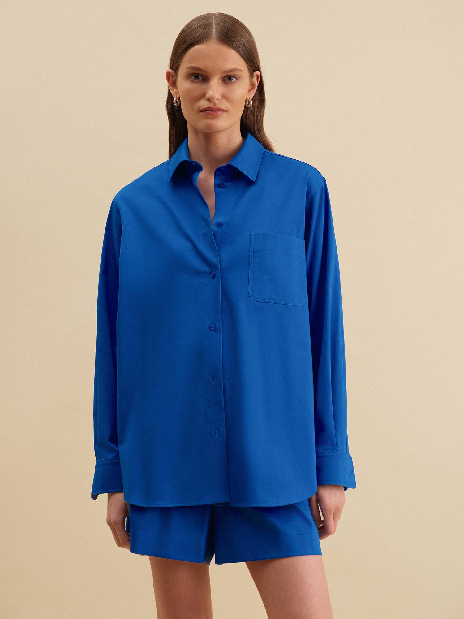 Рубашка Go-to от Present & Simple, цвет синий