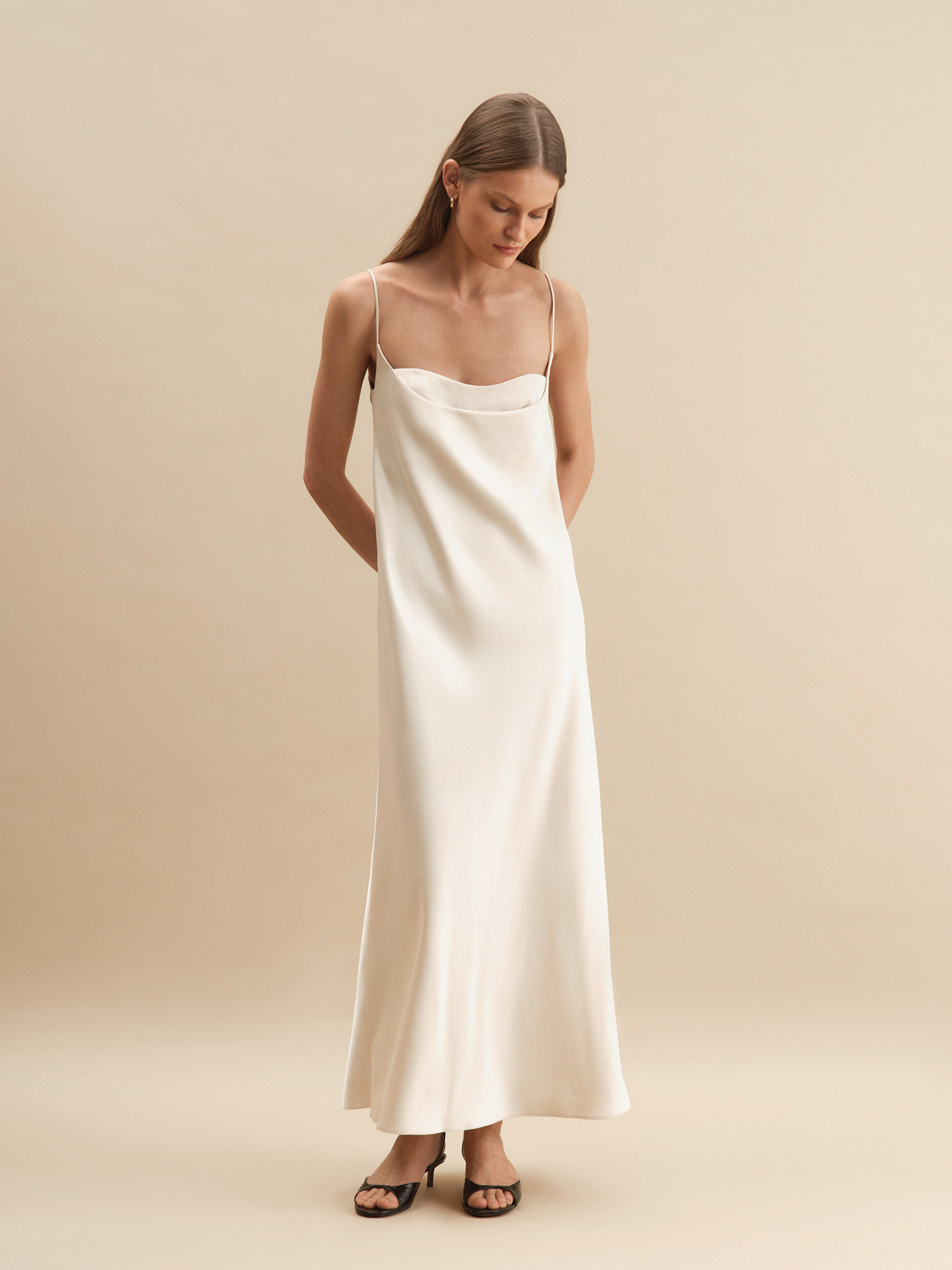 

Платье-комбинация Catrine от Present & Simple, Молочный
