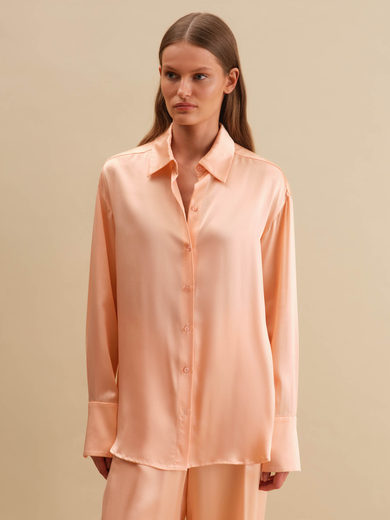 Рубашка Bellini от Present & Simple, цвет персиковый - фото 1