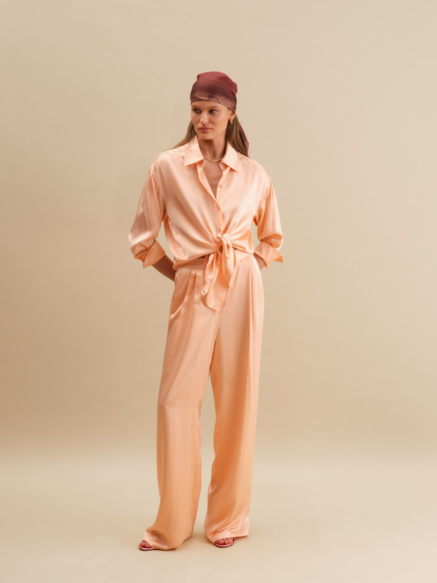 Брюки Bellini от Present & Simple, цвет персиковый - фото 3