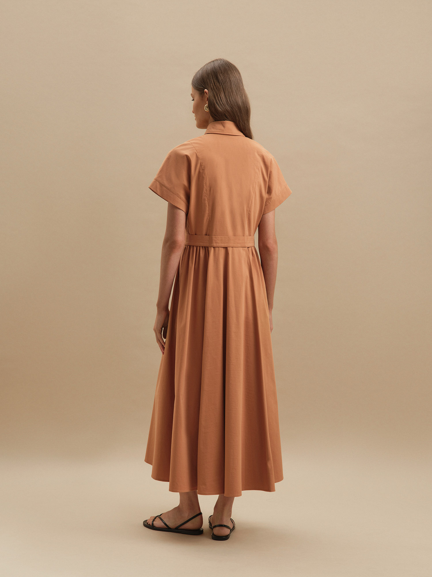 Платье Sandy от Present & Simple, цвет карамельный - фото 5