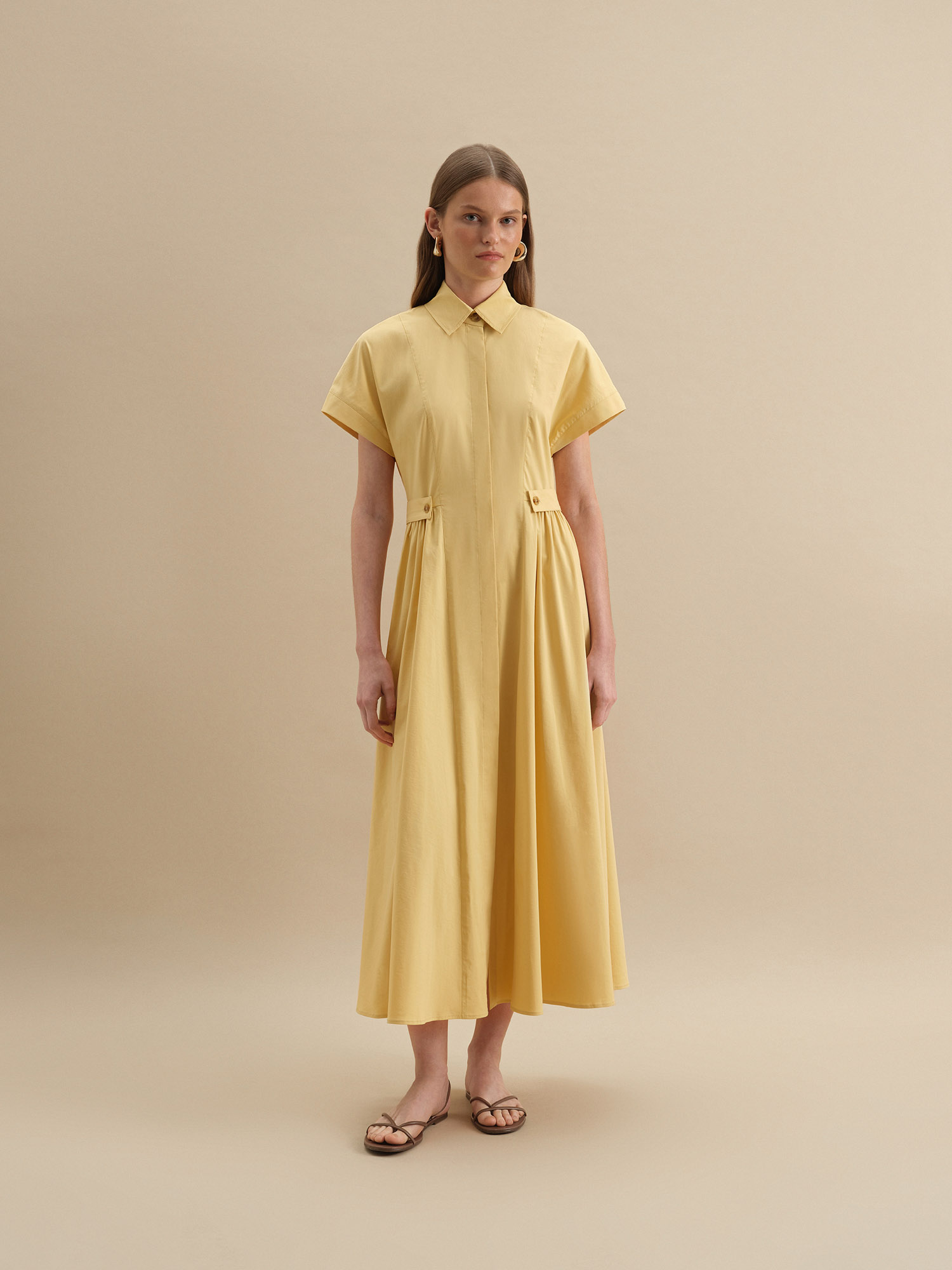 Платье Sandy от Present & Simple, цвет желтый - фото 1