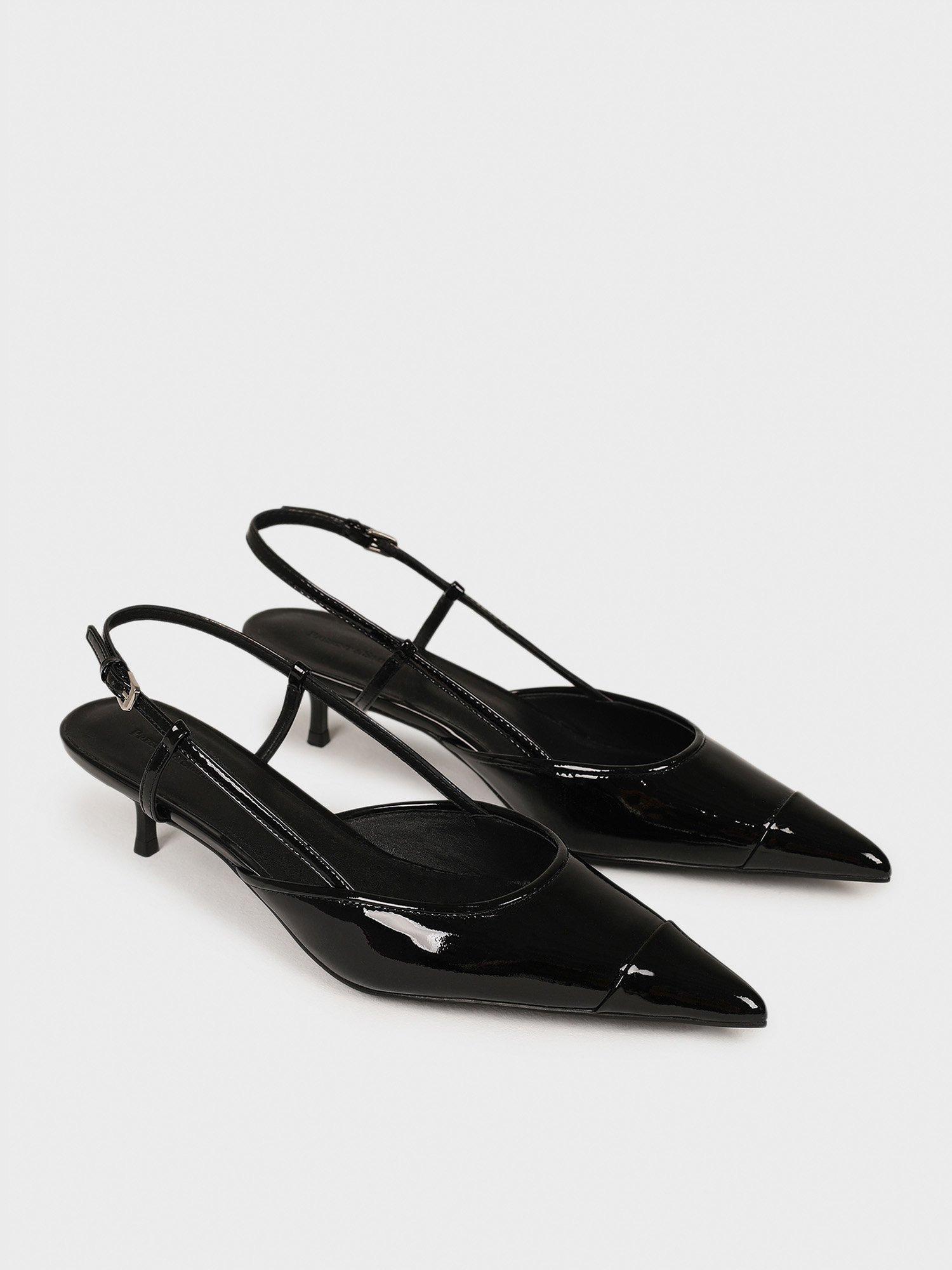 

Туфли Carolyne на низком каблуке от Present and Simple от Present & Simple, Черный