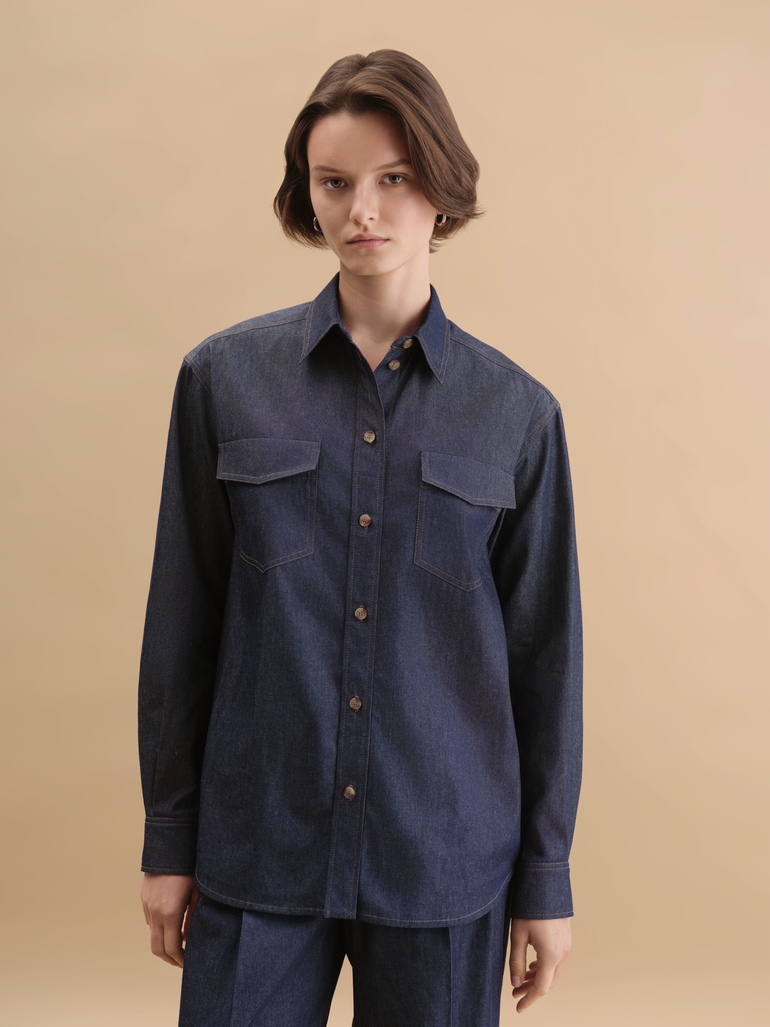 

Рубашка Indigo от Present & Simple, Синий